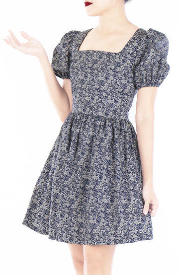 Wiltshire Gardens Alice Dress - Midnight Blue